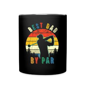Meilleur papa par Rétro Fête des pères - Mug uni - noir - Devant