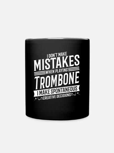 Trombonist Musical Instrument Music Trombonist - Full Colour Mug - black