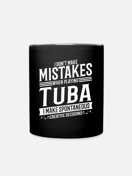 Tuba Player Instrument de musique Musique Tuba - Mug uni - noir