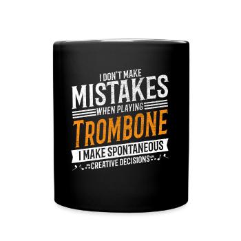 Trombone Music Lover Creative Trombonist - Mug uni - noir - Devant