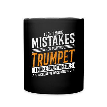 Trompettistes Mélomanes Trompettistes - Mug uni - noir - Devant