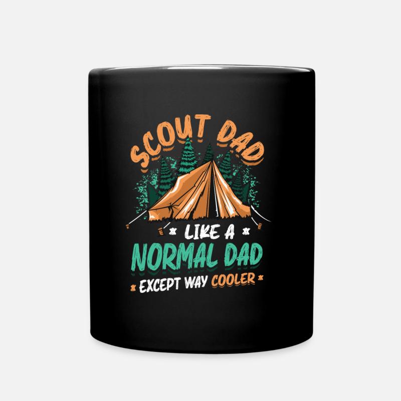Scout Papa comme un papa normal, seulement beaucoup plus cool - Mug uni - noir