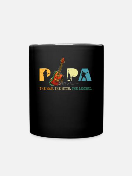 Papa Guitare L’Homme Le Mythe La Légende - Mug uni - noir