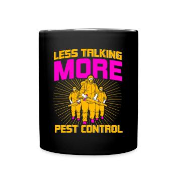 Moins de paroles, plus de lutte antiparasitaire - Mug uni - noir - Devant