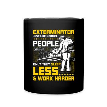 They sleep less and work harder - Full Colour Mug - black - Front