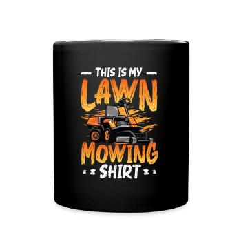 C’est ma tondeuse à gazon - Mug uni - noir - Devant