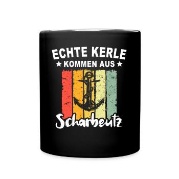 Scharbeutz Sprüche Scharbeutzer Spruch - Tasse einfarbig - Schwarz - Vorne