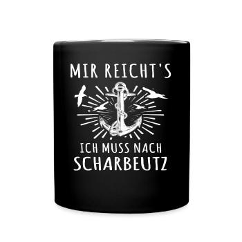 Scharbeutz Sprüche Scharbeutzer - Tasse einfarbig - Schwarz - Vorne
