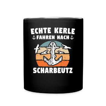 Scharbeutz Sprüche Scharbeutzer - Tasse einfarbig - Schwarz - Vorne