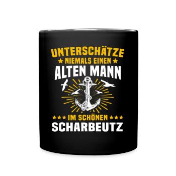 Scharbeutz Sprüche Scharbeutzer - Tasse einfarbig - Schwarz - Vorne