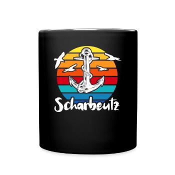 Scharbeutz Sprüche Scharbeutzer Ostsee - Tasse einfarbig - Schwarz - Vorne