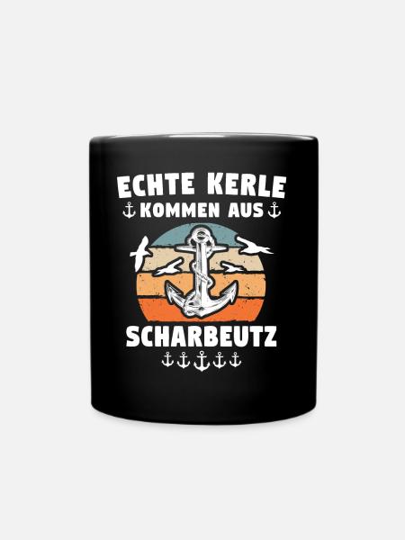 Scharbeutz Sprüche Scharbeutzer Ostsee - Tasse einfarbig - Schwarz