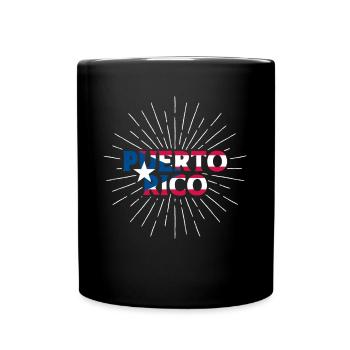 Puerto Rico Puerto Rico Herkunft - Tasse einfarbig - Schwarz - Vorne