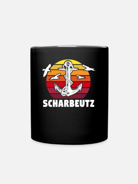 Scharbeutz Ostsee Scharbeutzer - Tasse einfarbig - Schwarz