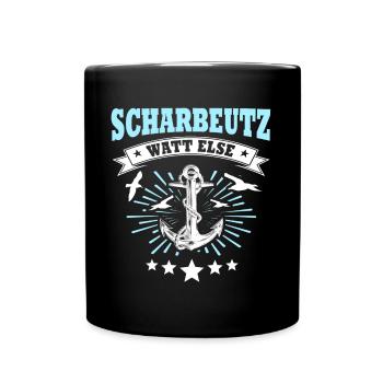 Scharbeutz Ostsee Scharbeutzer - Tasse einfarbig - Schwarz - Vorne