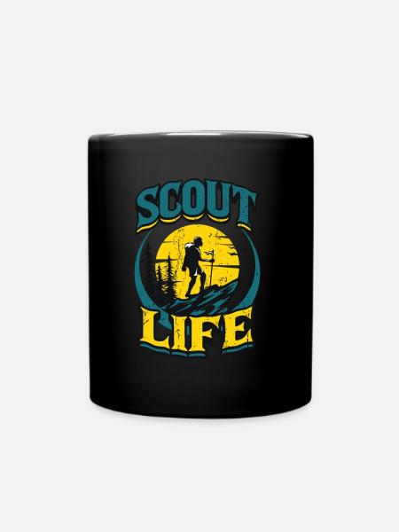 Scout Life Scout Camping Outdoor Scout - Mug uni - noir