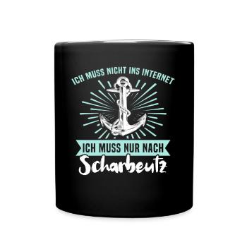 Scharbeutz Ostsee Scharbeutzer Urlaub - Tasse einfarbig - Schwarz - Vorne