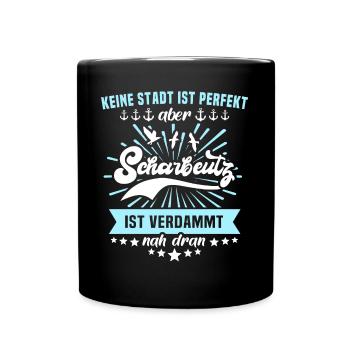 Scharbeutz Ostsee Scharbeutzer Urlaub - Tasse einfarbig - Schwarz - Vorne