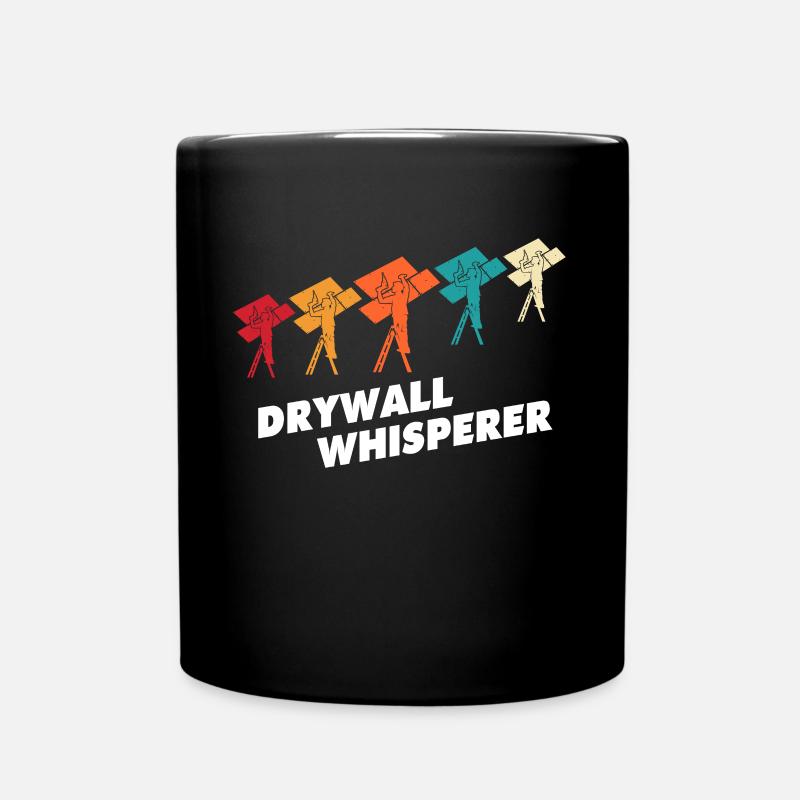 Trockenbauer Trockenbaumonteur Trockenbau - Tasse einfarbig - Schwarz