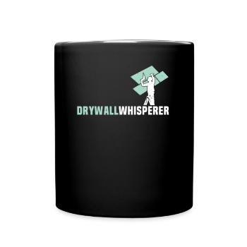 Drywall drywall fitter drywall - Full Colour Mug - black - Front