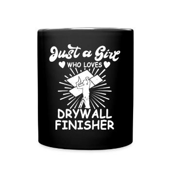 Cloison sèche - Mug uni - noir - Devant