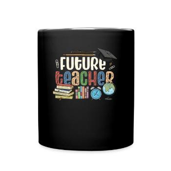 Costume de futur enseignant pour enfants - Mug uni - noir - Devant