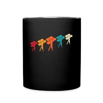 Drywall fitter Sayings Drywaller Gift - Full Colour Mug - black - Front