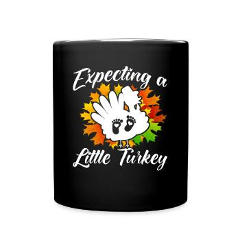 Annonce de grossesse Annonce de bébé - Mug uni - noir - Devant