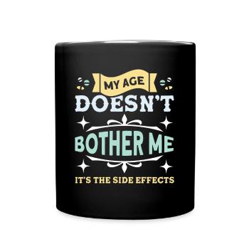 Personnes âgées Grand-père sarcastique - Mug uni - noir - Devant