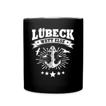 Lübeck - Mug uni - noir - Devant