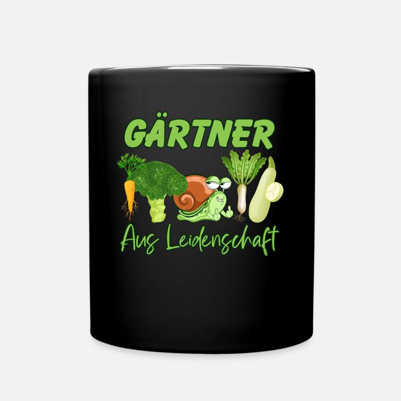 Gärtner aus Leidenschaft Gärtner Geschenk Lustig - Tasse einfarbig - Schwarz