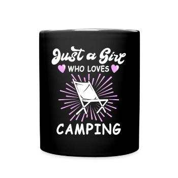 Camping Campingplatz Campen - Mug uni - noir - Devant