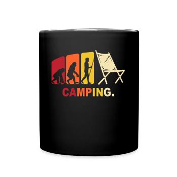 Camping Campingplatz Campen - Mug uni - noir - Devant