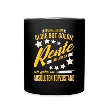 Rente Endlich Im Absoluten Topzustand - Rentner - Tasse einfarbig - Schwarz - Vorne