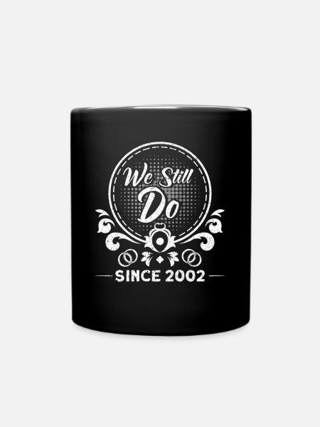 20e anniversaire de mariage Couple Design 20 ans de mariage - Mug uni - noir