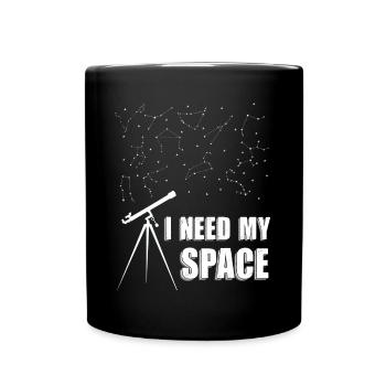 Amateurs de télescope Drôle d’astronome scientifique - Mug uni - noir - Devant