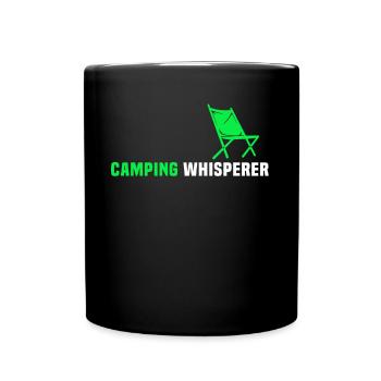 Camping Campingplatz Campen - Mug uni - noir - Devant
