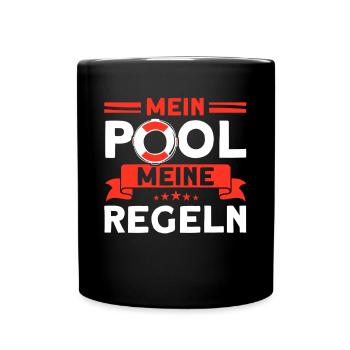 Sauveteur Piscine Sauveteur Sauveteur Sauveteur - Mug uni - noir - Devant