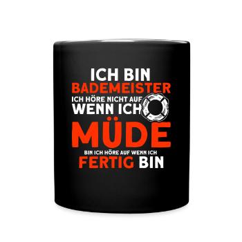 Sauveteur Piscine Sauveteur Sauveteur Sauveteur - Mug uni - noir - Devant