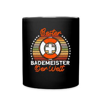 Sauveteur Piscine Sauveteur Sauveteur Sauveteur - Mug uni - noir - Devant