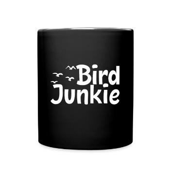 Bird Junkie - Bird Nerd - Observation des oiseaux - Mug uni - noir - Devant