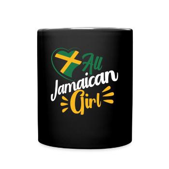 Jamaïque Jamaican Pride Drapeau jamaïcain - Mug uni - noir - Devant