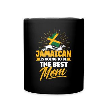 Jamaïque Jamaican Pride Drapeau jamaïcain - Mug uni - noir - Devant