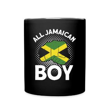 Jamaica Jamaican Pride Jamaican Flag - Full Colour Mug - black - Front