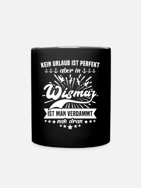 Wismar - Tasse einfarbig - Schwarz