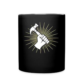 Couvreur Toiture Toiture Maître Couvreur - Mug uni - noir - Devant