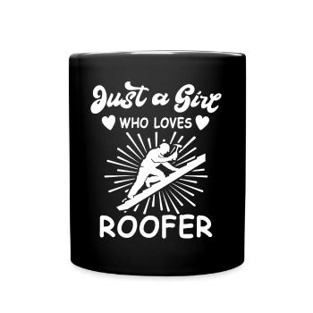 Couvreur Toiture Toiture Maître Couvreur - Mug uni - noir - Devant