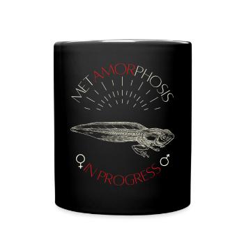 Métamorphose en cours - Mug uni - noir - Devant