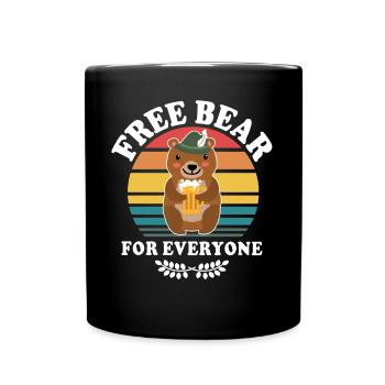 Bière Ours Dictons de bière Boozing Toasts - Mug uni - noir - Devant