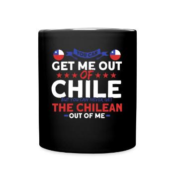 Chilean from me Chile Souvenir - Full Colour Mug - black - Front